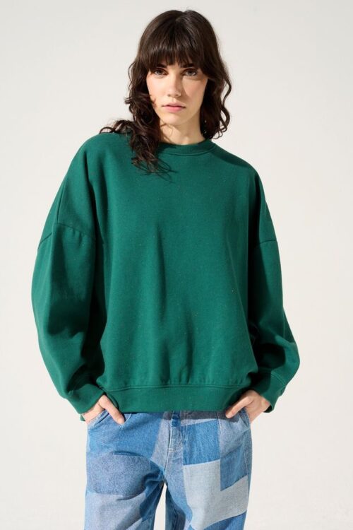 Sweat-shirt Vert Sapin