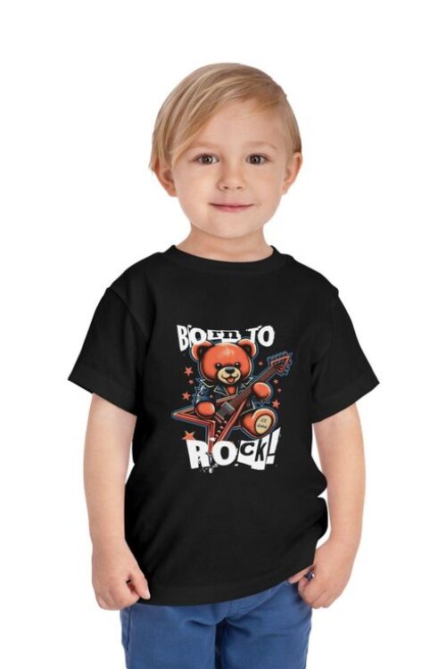 T-shirt éthique « Born to Rock »