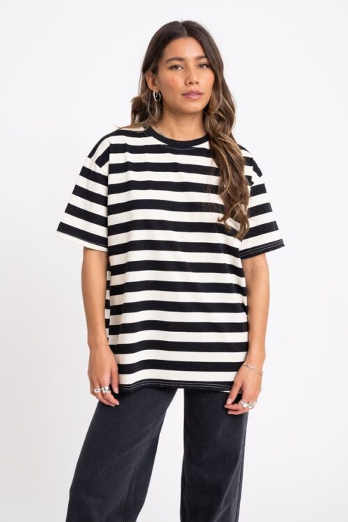 T-shirt Rayé Oversize